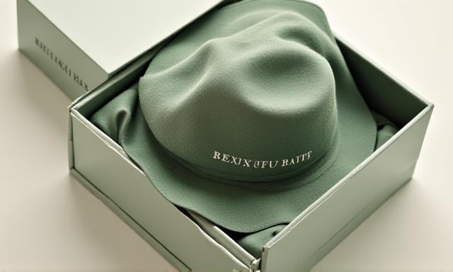 Processo di imballaggio premium di un cappello